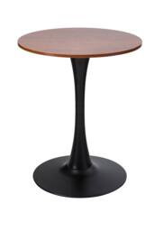 Living and Home Modern Tulip-Shaped Walnut Dining Table