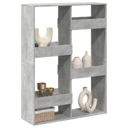 Berkfield Home Room Divider Concrete Grey 100x33x135 cm Engineered Wood - Size: 100 x 33 x 135 cm - thumbnail 1