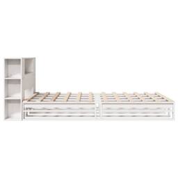 Berkfield Home Bookcase Bed without Mattress White 135x190 cm Double Solid Wood - thumbnail 7