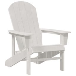 Berkfield Home 3 Piece Garden Lounge Set White HDPE - thumbnail 5