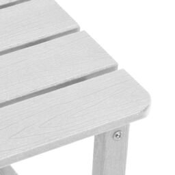 Berkfield Home 3 Piece Garden Lounge Set White HDPE - thumbnail 9