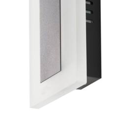 Wyld and Coco Outdoor LED Wall Light 30cm Black Steel with Motion Sensor - thumbnail 6