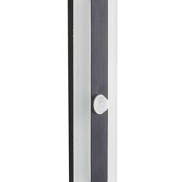 Wyld and Coco Outdoor LED Wall Light 30cm Black Steel with Motion Sensor - thumbnail 2