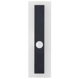 Wyld and Coco Outdoor LED Wall Light 30cm Black Steel with Motion Sensor - thumbnail 4