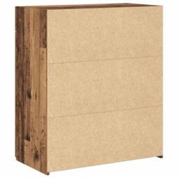 Berkfield Home Storage Cabinet Old Wood 80x42.5x93.5 cm Engineered Wood in Brown - thumbnail 6