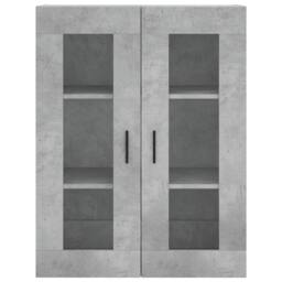 Berkfield Home Wall Mounted Cabinet Concrete Grey 69.5x34x90 cm - thumbnail 7