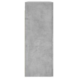 Berkfield Home Wall Mounted Cabinet Concrete Grey 69.5x34x90 cm - thumbnail 8