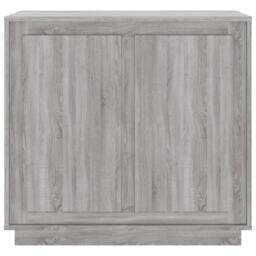 Berkfield Home Sideboard Grey Sonoma 80x34x75 cm Engineered Wood - Size: 80 x 34 x 75 cm - thumbnail 5