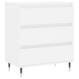 Berkfield Home Sideboard White 60x35x70 cm Engineered Wood - Size: 60 x 35 x 70 cm - thumbnail 2
