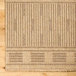 Livabliss Mirage-Cottage Tan Brown Fringe Jute-Look In- & Outdoor Rug in Dark Brown - Size: 120 cm x 170 cm - thumbnail 7