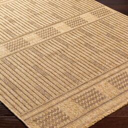 Livabliss Mirage-Cottage Tan Brown Fringe Jute-Look In- & Outdoor Rug in Dark Brown - Size: 120 cm x 170 cm - thumbnail 5