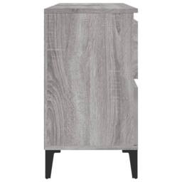Berkfield Home Sink Cabinet Grey Sonoma 80x33x60 cm Engineered Wood - Size: 80 x 33 x 60 cm - thumbnail 7