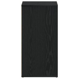 Berkfield Home Shoe Cabinet in Black Oak - 60x35x70 cm, Made of Engineered Wood - Size: 60 x 35 x 70 cm - thumbnail 7