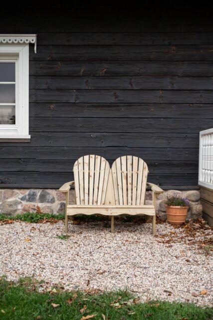 Double Adirondack relax garden bench by Debenhams