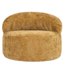 icon Orb Accent Chair Woven Chenille in Gold - thumbnail 4
