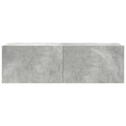 Berkfield Home 4 Piece TV Cabinet Set Concrete Grey Engineered Wood - thumbnail 9