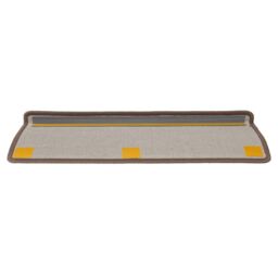 Berkfield Home Carpet Stair Treads 15 pcs 65x21x4 cm Brown - Size: Medium - thumbnail 5