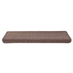 Berkfield Home Carpet Stair Treads 15 pcs 65x21x4 cm Brown - Size: Medium - thumbnail 4