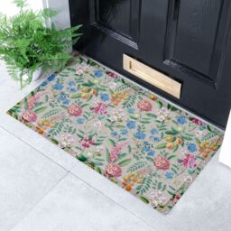 Artsy Mats Bold Floral Indoor & Outdoor Doormat - Size: 40 cm x 70 cm