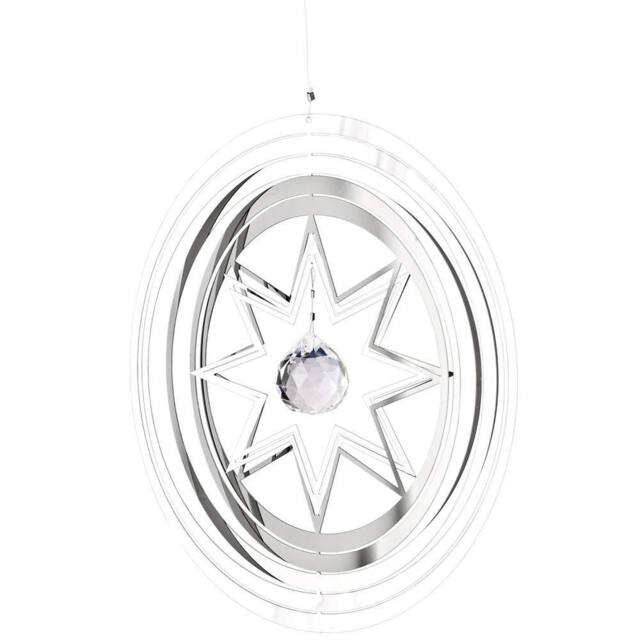Woodstock Chimes Shimmers Reflective Ornamental Suncatcher in Silver - image 1