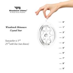 Woodstock Chimes Shimmers Reflective Ornamental Suncatcher in Silver - thumbnail 3
