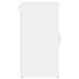 Berkfield Home Shoe Cabinet White 32x35x70 cm Engineered Wood - Size: 32 x 35 x 70 cm - thumbnail 6