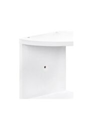 Living and Home 3-Tier Wooden Zigzag Floating Corner Shelves in White - thumbnail 5