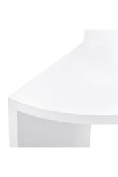Living and Home 3-Tier Wooden Zigzag Floating Corner Shelves in White - thumbnail 3