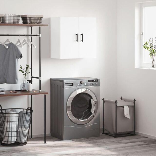 Berkfield Home Wall Cabinet White 60x31x60 cm Engineered Wood - Size: 60 x 31 x 60 cm - image 1