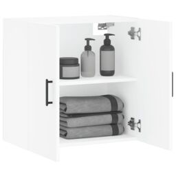 Berkfield Home Wall Cabinet White 60x31x60 cm Engineered Wood - Size: 60 x 31 x 60 cm - thumbnail 4
