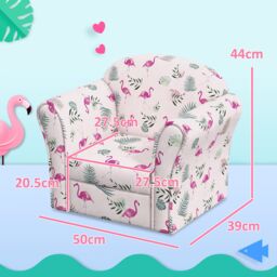 AIYAPLAY Kids Armchair Toddler Sofa Chair Bedroom Playroom in Pink - thumbnail 3