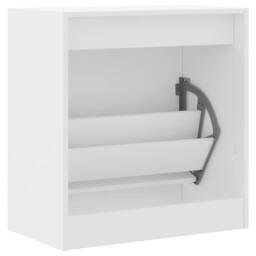 Berkfield Home Shoe Cabinet White 60x34x63.5 cm Engineered Wood - thumbnail 7