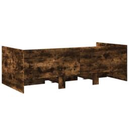 Berkfield Home Versatile Daybed with Drawers without Mattress Smoked Oak 90x200 cm in Brown - thumbnail 6