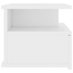 Berkfield Home Floating Nightstand White 40x31x27 cm Engineered Wood - Size: 40 x 31 x 27 cm - thumbnail 5