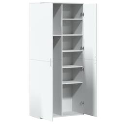 Berkfield Home Highboard White 80x35x180 cm Engineered Wood - Size: 80 x 35 x 180 cm - thumbnail 6