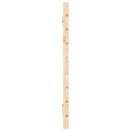 Berkfield Home Wall Headboard 206x3x63 cm Solid Wood Pine in Natural - Size: 206 x 3 x 63 cm - thumbnail 5