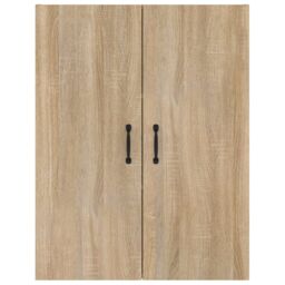 Berkfield Home Hanging Cabinet Sonoma Oak 69, 5x34x90 cm Engineered Wood in Brown - Size: 5 x 34 x 90 cm - thumbnail 6