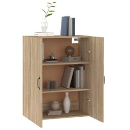 Berkfield Home Hanging Cabinet Sonoma Oak 69, 5x34x90 cm Engineered Wood in Brown - Size: 5 x 34 x 90 cm - thumbnail 5