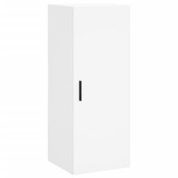 Berkfield Home Wall Mounted Cabinet White 34.5x34x90 cm - thumbnail 2