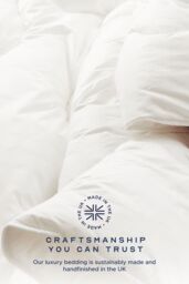 Snuggledown Retreat Indulgent Cotton 13.5 Tog Winter Duvet in White - Size: Super King - thumbnail 4