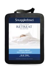 Snuggledown Retreat Indulgent Cotton 13.5 Tog Winter Duvet in White - Size: Super King - thumbnail 9