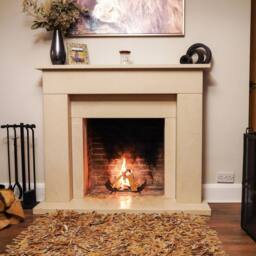 Ivyline Black Fire Grate W37cm - Premium Quality - Matching Log Storage Available - Matching Companion Set - thumbnail 1