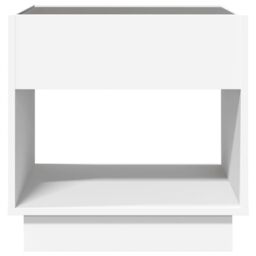 Berkfield Home Coffee Table with Infinity LED White 50x50x50 cm - Size: 50 x 50 x 50 cm - thumbnail 6