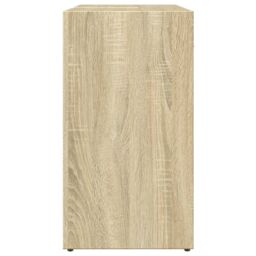 Berkfield Home Bathroom Sink Cabinet Sonoma Oak 60x33x60 cm Engineered Wood in Brown - Size: 60 x 33 x 60 cm - thumbnail 6