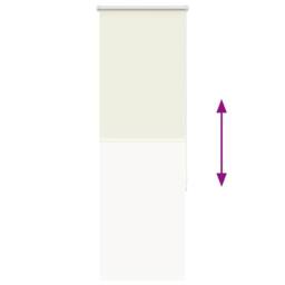 Berkfield Home Roller Blind Blackout Off-White 75x130 cm Fabric Width 70.7 cm Po… - thumbnail 5