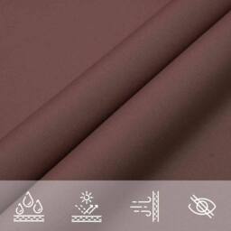 Berkfield Home Sun Shade Sail Brown 2x2x2 m 100% Polyester Oxford - thumbnail 7