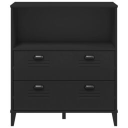 Berkfield Home Bookcase VIKEN Black 80x40x90 cm Engineered Wood - Size: 80 x 40 x 90 cm - thumbnail 6