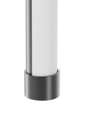 Living and Home 360 Degree Rotatable LED Straight Wall Light Warm Light 60cm in Black - thumbnail 6