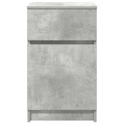 Berkfield Home Bedside Cabinet Concrete Grey 39x35x65 cm Engineered Wood - Size: 39 x 35 x 65 cm - thumbnail 6