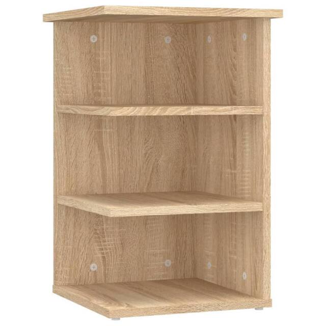 Berkfield Home Side Cabinet Sonoma Oak 35x35x55 cm Engineered Wood in Light Tan - Size: 35 x 35 x 55 cm - image 1